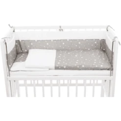 Fillikid Set Biancheria Per Letto Cocon Stelle Grigio