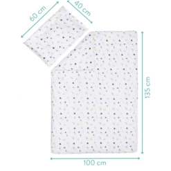 Fillikid Set Di Biancheria Da Letto 100 X 140 Cm Bianco -Bambino Forniture Negozio fillikid set di biancheria da letto 100 x 140 cm bianco a377045 4