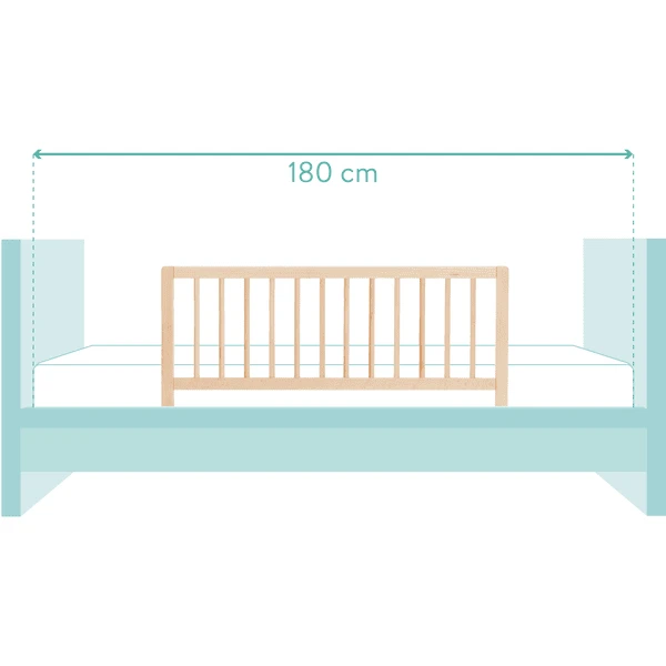 Fillikid Sponda Di Protezione Lea 100 X 45 Cm, Legno 4 Fillikid Sponda Di Protezione Lea 100 X 45 Cm, Legno - immagine 4