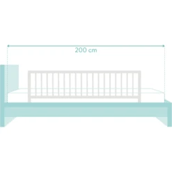 Fillikid Sponda Di Protezione Lilly 140 X 45 Cm, Bianco -Bambino Forniture Negozio fillikid sponda di protezione lilly 140 x 45 cm bianco a349518 3