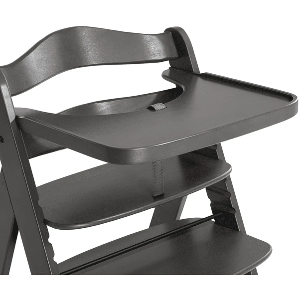 Hauck Alpha Vassoio In Legno, Antracite 5 Hauck Alpha Vassoio In Legno, Antracite - immagine 5