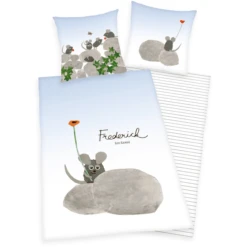 HERDING Biancheria Da Letto Frederick The Mouse 135x200cm 6 HERDING Biancheria Da Letto Frederick The Mouse 135x200cm -Bambino Forniture Negozio herding biancheria da letto frederick the mouse 135x200cm a325118 2