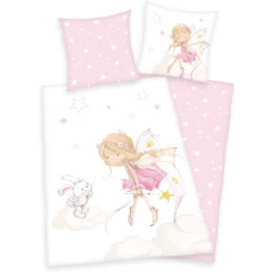 HERDING Biancheria Da Letto In Flanella Little Fairy 135 X 200 Cm -Bambino Forniture Negozio herding biancheria da letto in flanella little fairy 135 x 200 cm a388601 4