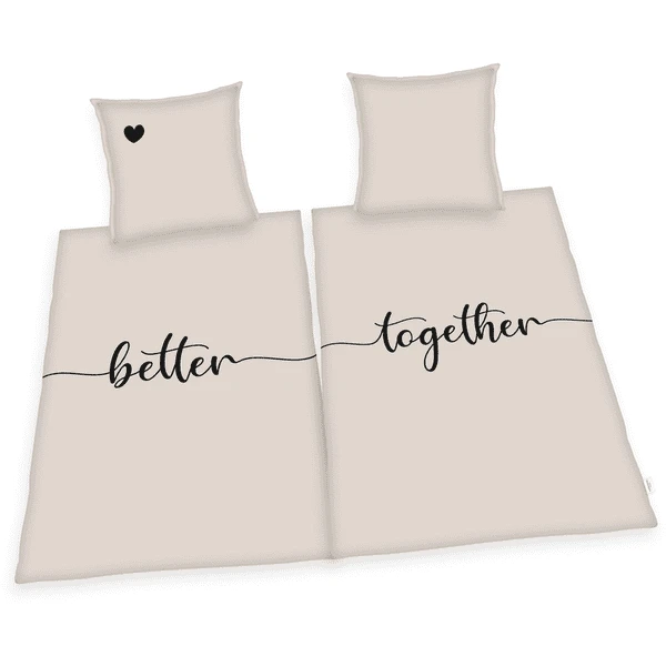 HERDING HOME Partner Biancheria Da Letto Better Together 135 X 200 Cm 3 HERDING HOME Partner Biancheria Da Letto Better Together 135 X 200 Cm - immagine 3