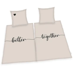 HERDING HOME Partner Biancheria Da Letto Better Together 135 X 200 Cm