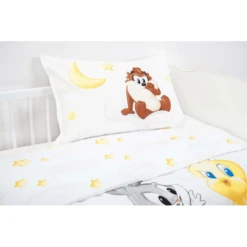 HERDING Lenzuola Baby Looney Tunes 100 X 135 Cm -Bambino Forniture Negozio herding lenzuola baby looney tunes 100 x 135 cm a360532 3