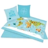 HERDING Set Lenzuola Mappamondo 135 X 200cm
