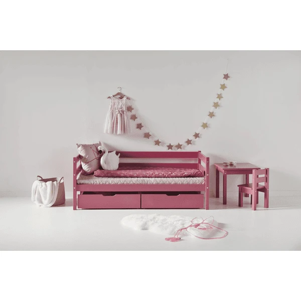 Hoppekids Junior Letto Ida-Marie Rosa Barocco 70 X 160 Cm 2 Hoppekids Junior Letto Ida-Marie Rosa Barocco 70 X 160 Cm - immagine 2