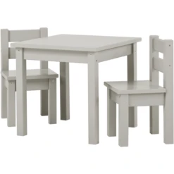 Hoppekids Mads Set Tavolino E Sedie Per Bambini Dove Grey -Bambino Forniture Negozio hoppekids mads set tavolino e sedie per bambini dove grey a308579 4