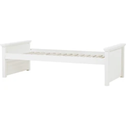 Hoppekids Maja Deluxe Sofa Bed 90 X 200 Cm Roll-Up Grille White 2 Middle Bed End