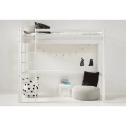 Hoppekids Materasso In Schiuma Con Rivestimento Bianco 90 X 200 Cm -Bambino Forniture Negozio hoppekids materasso in schiuma con rivestimento bianco 90 x 200 cm a311289 3