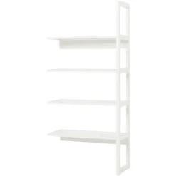 Hoppekids Mezza Sezione Storey 4 Ripiani Con 1 Lato Scaffale 80 Cm