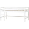 Hoppekids Mezzo Letto A Soppalco Basic Bianco 90 X 200 Cm