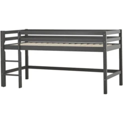 Hoppekids Mezzo Letto A Soppalco Basic Fumé Pearl 90 X 200 Cm