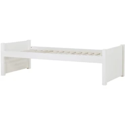 Hoppekids Noah Deluxe Sofa Bed 90 X 200 Cm Roll-Up Grille Bianco 2 Estremità Del Letto Centrale