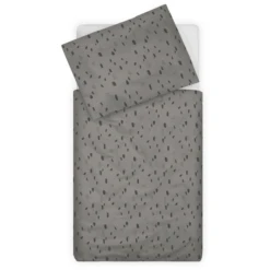 Jollein Biancheria Da Letto Spot Storm Grigio 100 X 140 Cm