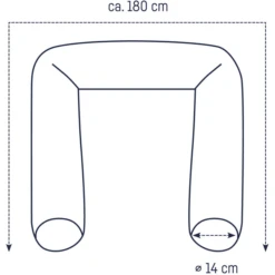 JULIUS ZÖLLNER Nest Cialda Serpente Piqué Arrossire 180 Cm -Bambino Forniture Negozio julius zoellner nest cialda serpente pique arrossire 180 cm a257580 2