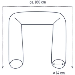 JULIUS ZÖLLNER Nest Snake Waffle Piqué Seashell 8 JULIUS ZÖLLNER Nest Snake Waffle Piqué Seashell -Bambino Forniture Negozio julius zoellner nest snake waffle pique seashell a302609 3