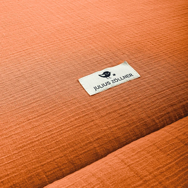 JULIUS ZÖLLNER Plaid 95 X 135 Cm Arancio Ruggine 2 JULIUS ZÖLLNER Plaid 95 X 135 Cm Arancio Ruggine - immagine 2