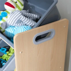 KidKraft® Mensola Porta Giocattoli, 12 Scatole Grigio 9 KidKraft® Mensola Porta Giocattoli, 12 Scatole Grigio -Bambino Forniture Negozio kidkraft mensola porta giocattoli 12 scatole grigio a273330 4