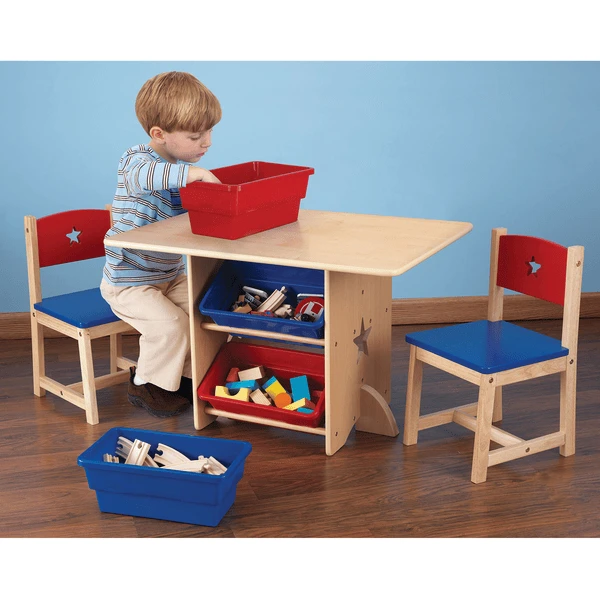 KidKraft® Set Tavolo E Sedie Stelle Legno/multicolor 3 KidKraft® Set Tavolo E Sedie Stelle Legno/multicolor - immagine 3