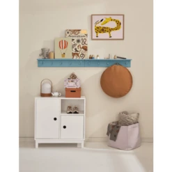 Kids Concept ® Scaffale Con Ganci Star, Turchese -Bambino Forniture Negozio kids concept scaffale con ganci star turchese a343841 3