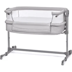 Kinderkraft Lettino Co-sleeping NESTE AIR, Grigio -Bambino Forniture Negozio kinderkraft lettino co sleeping neste air grigio a384834 4