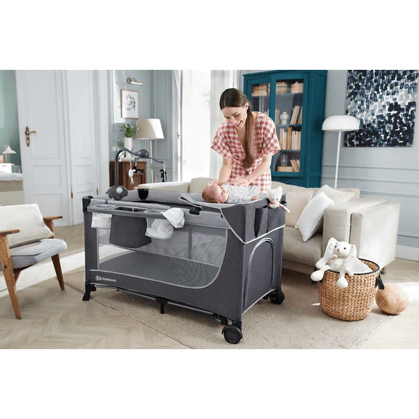 Kinderkraft Lettino Da Viaggio LEODY, Rosa Con Accessori 2 Kinderkraft Lettino Da Viaggio LEODY, Rosa Con Accessori - immagine 2