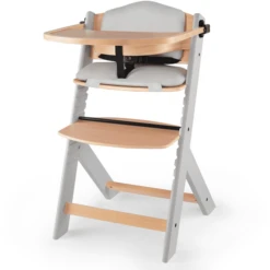 Kinderkraft Seggiolone Pappa ENOCK - Grigio Con Cuscino