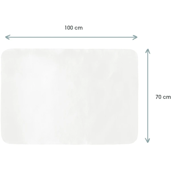 Kindsgard Coprimaterasso Tistap 2 Pezzi 70 X 100 Cm Bianco 3 Kindsgard Coprimaterasso Tistap 2 Pezzi 70 X 100 Cm Bianco - immagine 3