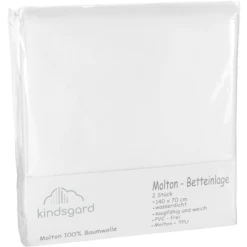 Kindsgard Coprimaterasso Tistap 2 Pezzi 70 X 140 Cm Bianco