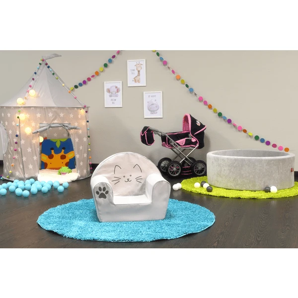 Knorr® Toys Poltrona Per Bambini - "Cat Lilli 2 Knorr® Toys Poltrona Per Bambini - "Cat Lilli - immagine 2