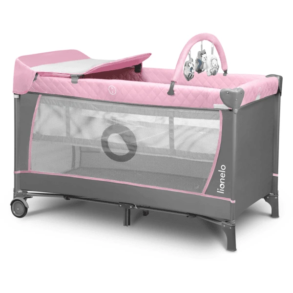 Lionelo Lettino Da Viaggio Flower Flamingo 2 Lionelo Lettino Da Viaggio Flower Flamingo - immagine 2