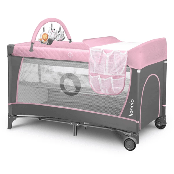 Lionelo Lettino Da Viaggio Flower Flamingo 1 Lionelo Lettino Da Viaggio Flower Flamingo