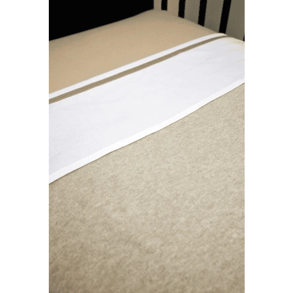 MEYCO Coperta Per Bebè Piccola Maglia Basic Sand Melange 75 X 100 Cm 4 MEYCO Coperta Per Bebè Piccola Maglia Basic Sand Melange 75 X 100 Cm - immagine 4