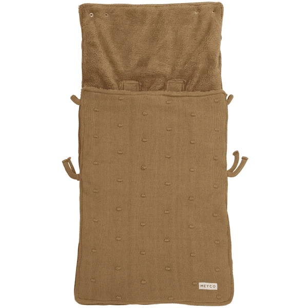 MEYCO Coprigambe Mini Knots 40x82 Cm - Caffè 2 MEYCO Coprigambe Mini Knots 40x82 Cm - Caffè - immagine 2