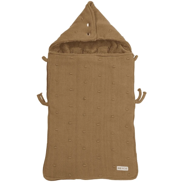 MEYCO Coprigambe Mini Knots 40x82 Cm - Caffè 1 MEYCO Coprigambe Mini Knots 40x82 Cm - Caffè