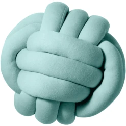 Nordic Coast Company Maglia Knot Cushion Alla Menta