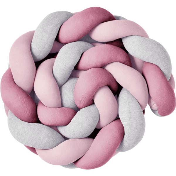 Nordic Coast Company Paracolpi A Treccia Trio Rosa/mirtillo/grigio 3 Nordic Coast Company Paracolpi A Treccia Trio Rosa/mirtillo/grigio - immagine 3
