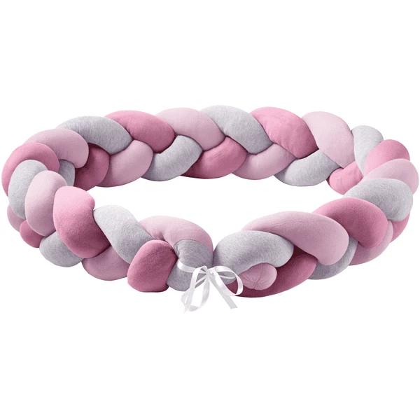 Nordic Coast Company Paracolpi A Treccia Trio Rosa/mirtillo/grigio 4 Nordic Coast Company Paracolpi A Treccia Trio Rosa/mirtillo/grigio - immagine 4