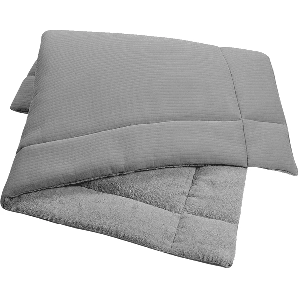 Odenwälder Coperta Terry Toddler Grigio 2 Odenwälder Coperta Terry Toddler Grigio - immagine 2