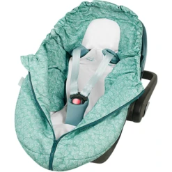 Odenwälder Coprigambe Coolmax White Leaves Deep Forest -Bambino Forniture Negozio odenwaelder coprigambe coolmax white leaves deep forest a347186 3