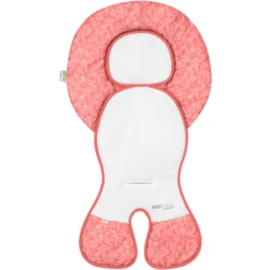 Odenwälder Coprisedile A Secchiello Babycool, White Leaves Cranberry