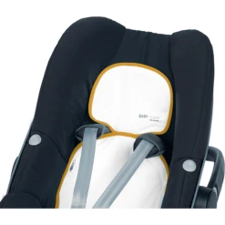 Odenwälder Copriseggiolino Auto Babycool White Leaves Senape -Bambino Forniture Negozio odenwaelder copriseggiolino auto babycool white leaves senape a347169 2
