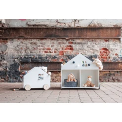 Pinolino Libreria Per Bambini "Hus" Con Rotelle, Bianco 9 Pinolino Libreria Per Bambini "Hus" Con Rotelle, Bianco -Bambino Forniture Negozio pinolino libreria per bambini hus con rotelle bianco a347355 4