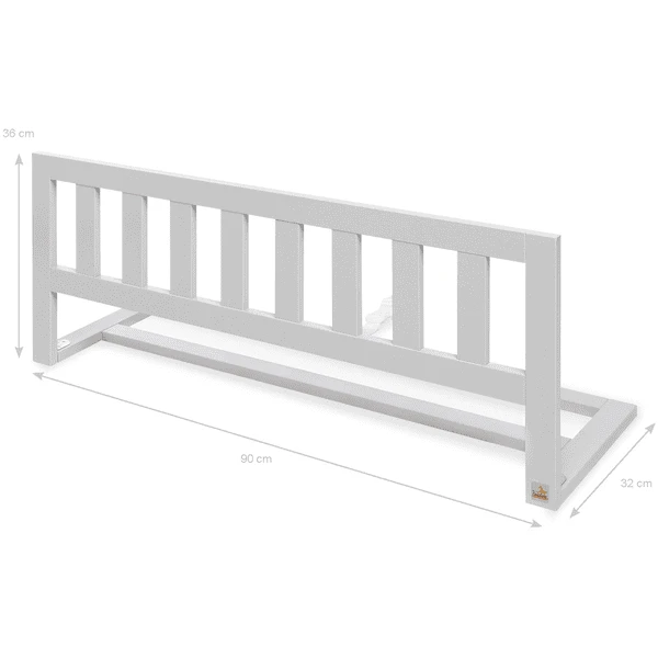 Pinolino Sponda Di Protezione Classic, Grigio Opaco 90 Cm 3 Pinolino Sponda Di Protezione Classic, Grigio Opaco 90 Cm - immagine 3