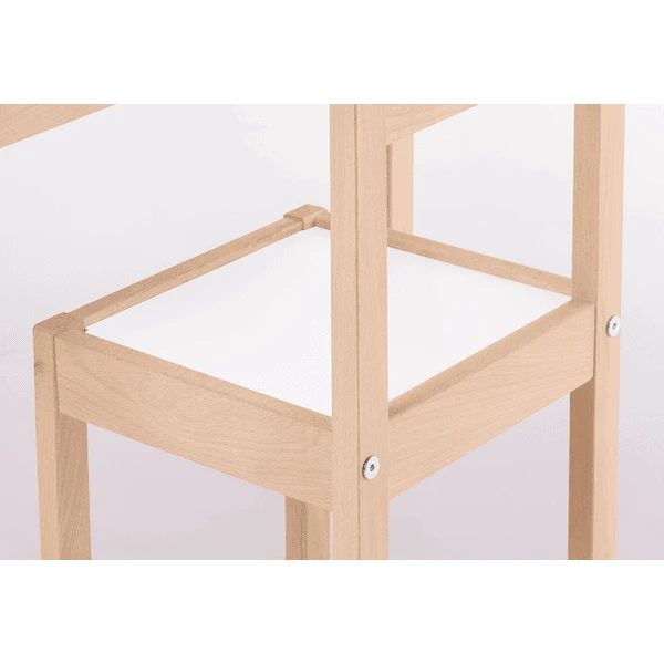 PINOLINO Tavolino E Sedie Olaf 3 Pezzi, Legno Naturale/bianco 4 PINOLINO Tavolino E Sedie Olaf 3 Pezzi, Legno Naturale/bianco - immagine 4