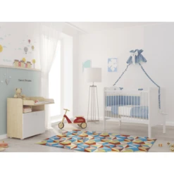 Polini Kids Fasciatoio Simple 1270 Acero-bianco -Bambino Forniture Negozio polini kids fasciatoio simple 1270 acero bianco a266502 4
