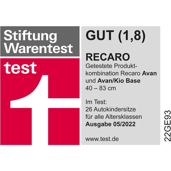 RECARO Seggiolino Auto Avan Prime Mat Black, Base Incl. 3 RECARO Seggiolino Auto Avan Prime Mat Black, Base Incl. - immagine 3