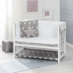 Roba Culla Little Stars 3 In 1, Bianco -Bambino Forniture Negozio roba culla little stars 3 in 1 bianco a303907 3